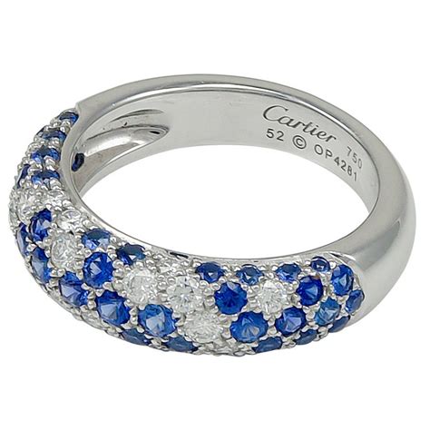 diamond rings cartier|cartier diamond and sapphire ring.